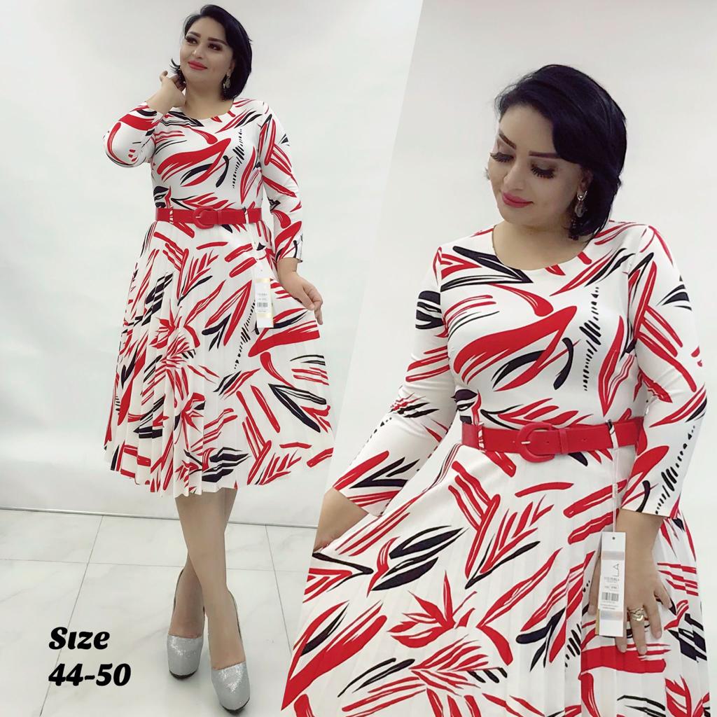 Elegant Classy Turkey Dresses 004-(Red)