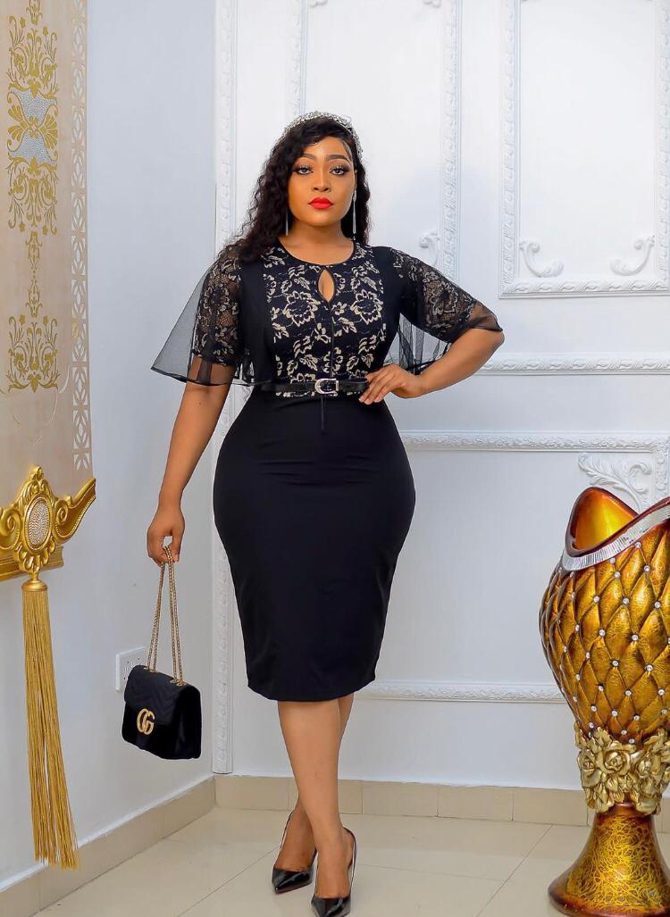 Elegant Turkey Dresses Design(Black)