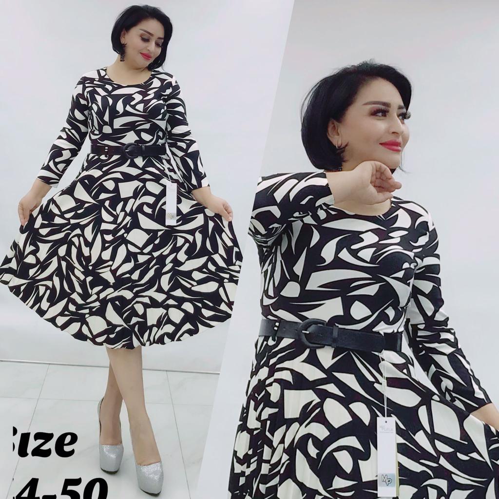 Elegant Turkey Dresses Design 04(Black-white2)