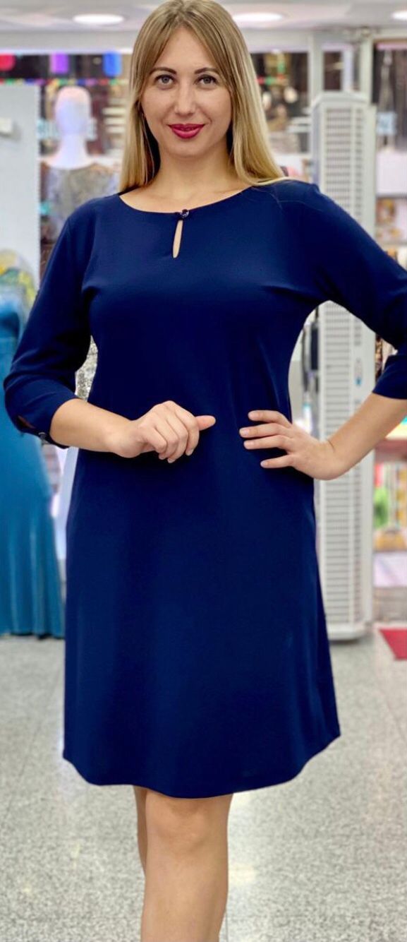Elegant Classy Turkey  Dress 09(Navy Blue)