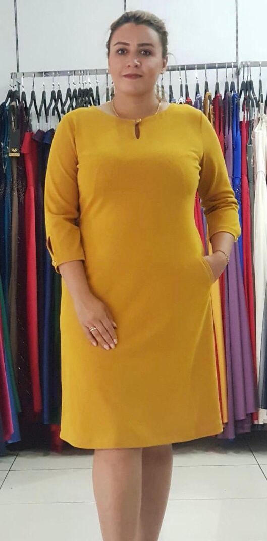 Elegant Classy Turkey  Dress 09(Yellow)